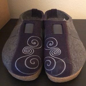 Haflinger new with tags slip ons